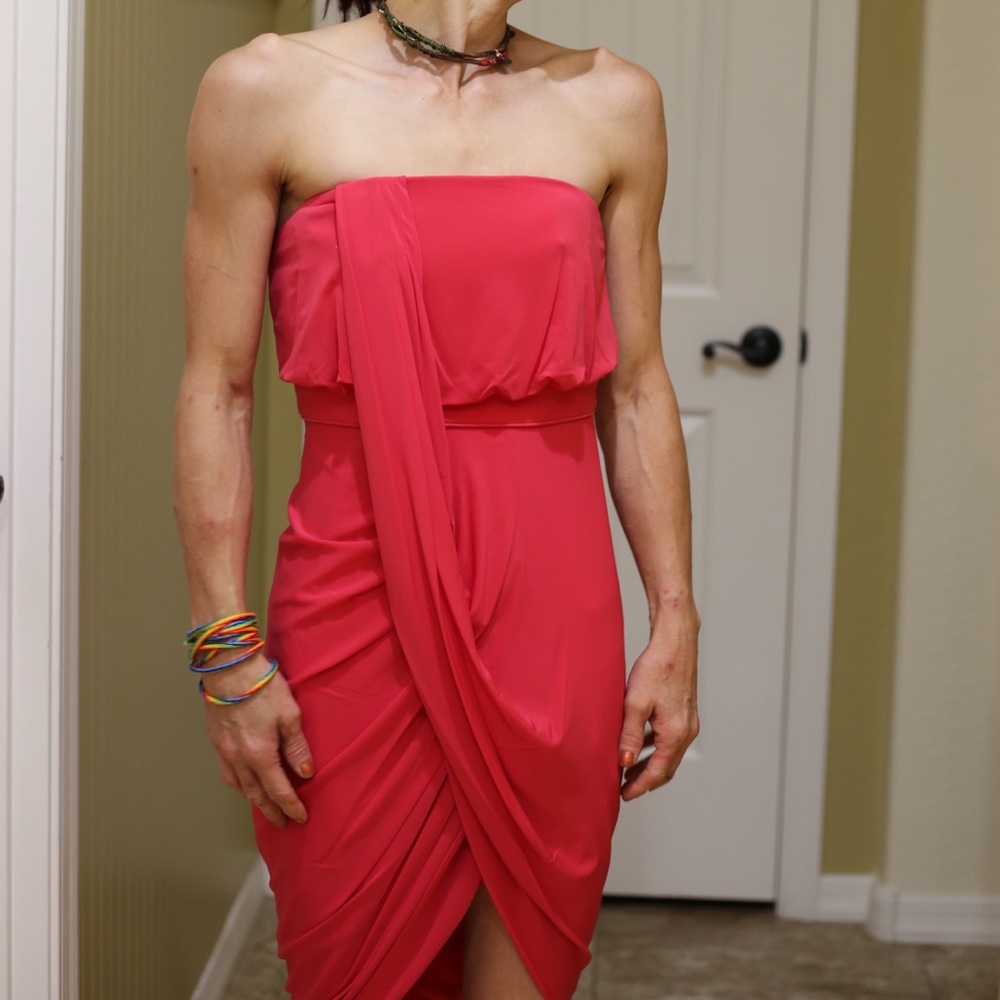 BCBGMAXAZARIA RUNWAY strapless dress